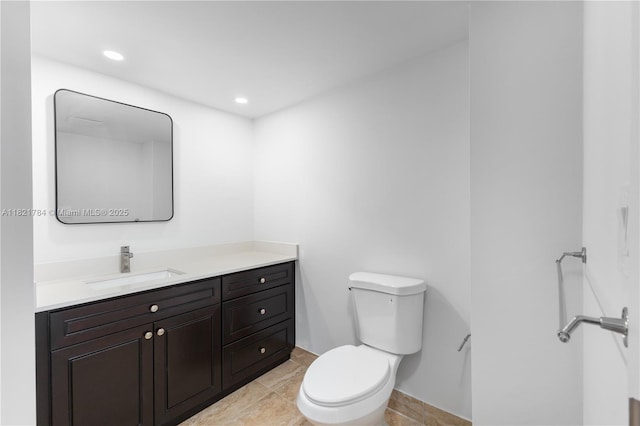 555 NE 15th St Unit 29F, Miami, FL 33132 - bathroom featuring vanity and recessed lighting