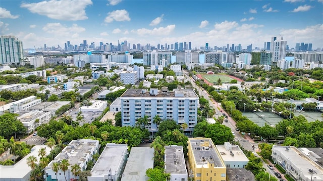 1020 Meridian Ave Unit 616, Miami Beach, FL 33139 - bird's eye view of skyline