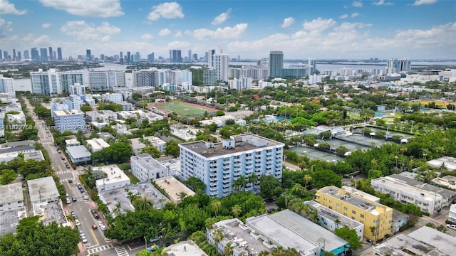 1020 Meridian Ave Unit 616, Miami Beach, FL 33139 - drone / aerial view of city skyline