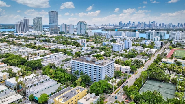 1020 Meridian Ave Unit 616, Miami Beach, FL 33139 - bird's eye view of skyline
