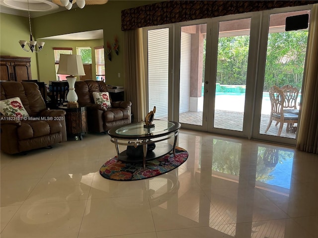 13190 NW 6th St, Miami, FL 33182 - view of tiled living room