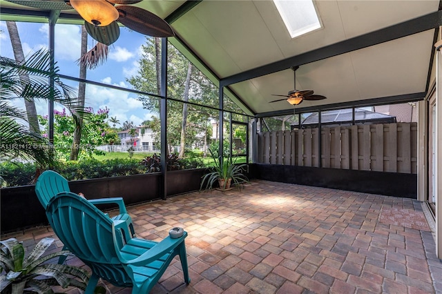 1654 SW 109th Ter, Davie, FL 33324 - sunroom / solarium featuring a ceiling fan