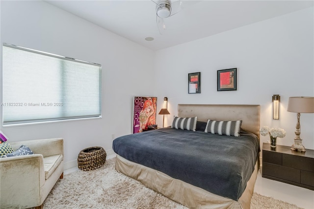 2000 S Bayshore Dr Unit 47, Miami, FL 33133 - carpeted bedroom with baseboards and ceiling fan