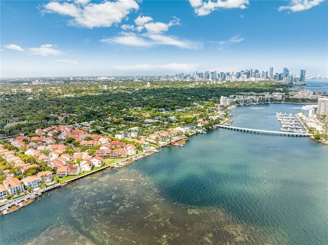 2000 S Bayshore Dr Unit 47, Miami, FL 33133 - bird's eye view of skyline and a nearby body of water