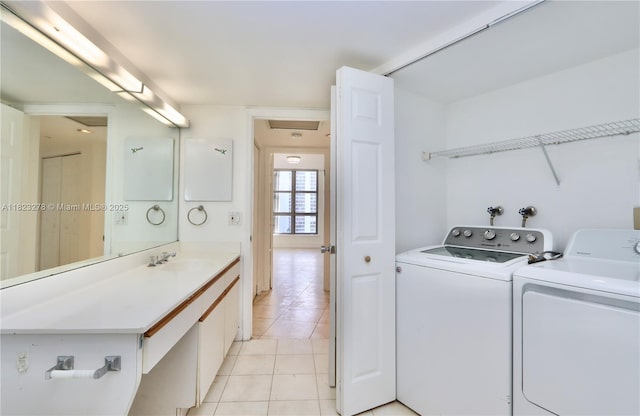 3500 Mystic Pointe Dr Unit 1207, Aventura, FL 33180 - washroom featuring washer and dryer and light tile patterned floors