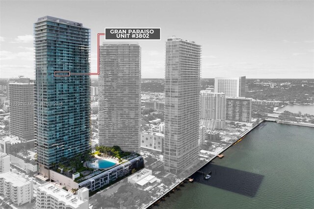 480 NE 31st St Unit 3802, Miami, FL 33137 - view of city with a large body of water