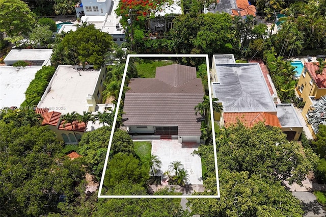 708 Navarre Ave, Coral Gables, FL 33134 - view of property location with property parcel outlined