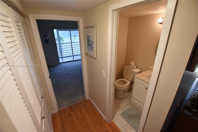 118 Brighton C 118, Boca Raton, FL 33434 - bathroom featuring vanity and wood finished floors