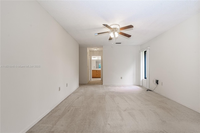 851 Altavista Ter, Davie, FL 33325 - empty room with a ceiling fan and light colored carpet