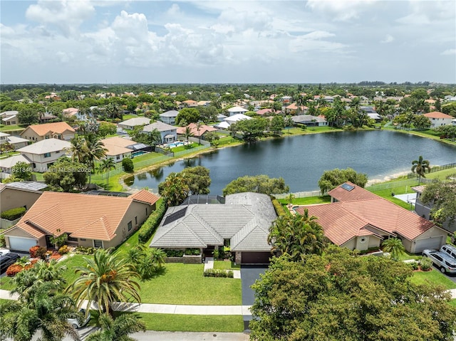 851 Altavista Ter, Davie, FL 33325 - aerial perspective of suburban area featuring a large body of water