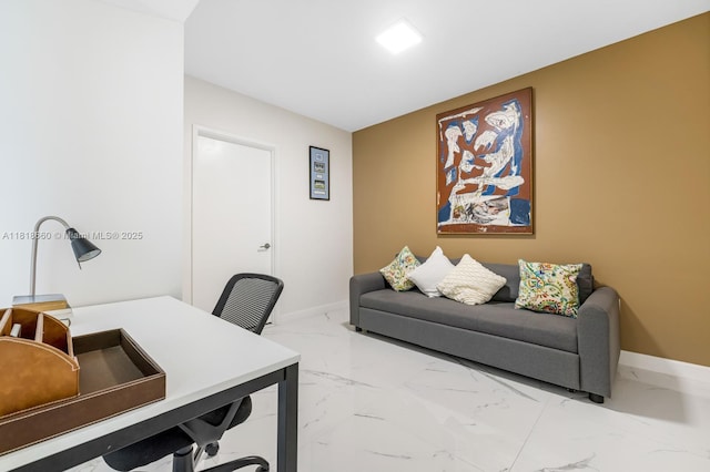 300 Sunny Isles Blvd Unit 4-2303, Sunny Isles Beach, FL 33160 - office with marble finish flooring and baseboards