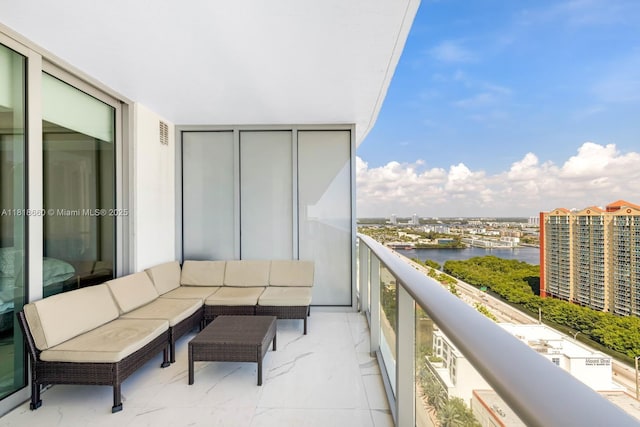 300 Sunny Isles Blvd Unit 4-2303, Sunny Isles Beach, FL 33160 - balcony with a water view