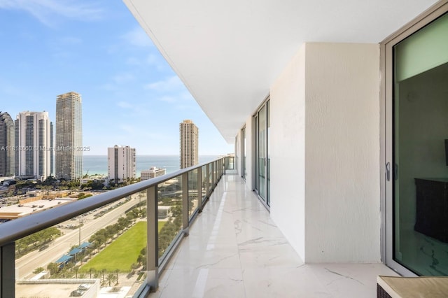 300 Sunny Isles Blvd Unit 4-2303, Sunny Isles Beach, FL 33160 - balcony with a water view and a city view