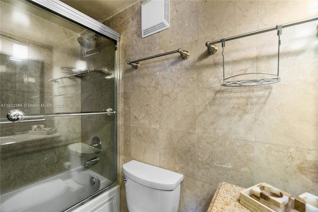 100 Lincoln Rd Unit 811, Miami Beach, FL 33139 - full bathroom with combined bath / shower with glass door and tile walls