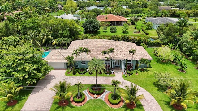 16541 SW 62nd St, Southwest Ranches, FL 33331 - aerial view of property and surrounding area