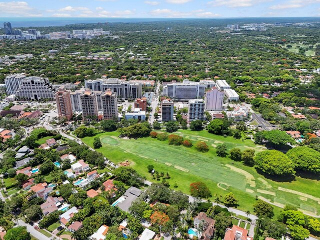 700 Coral Way Unit 5, Coral Gables, FL 33134 - aerial view of property's location with a golf club and nearby urban area