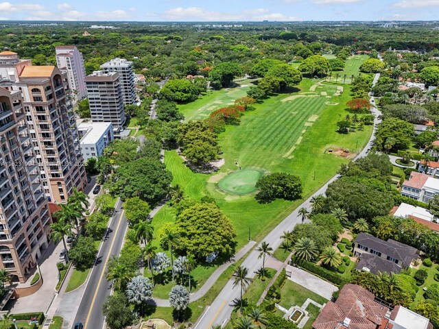 700 Coral Way Unit 5, Coral Gables, FL 33134 - aerial overview of property's location featuring a local golf course and apartment complex / building
