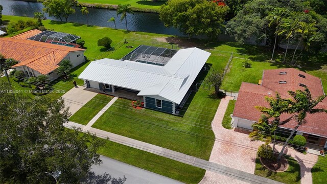 8861 SW 85th St, Miami, FL 33173 - view from above of property featuring a large body of water
