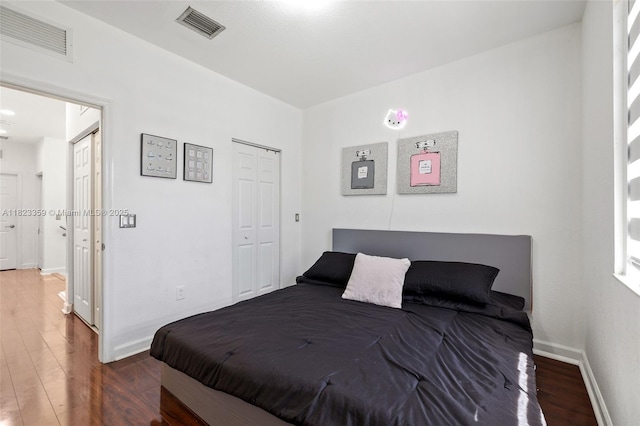 8780 NW 116th Path, Doral, FL 33178 - bedroom with wood finished floors and a closet