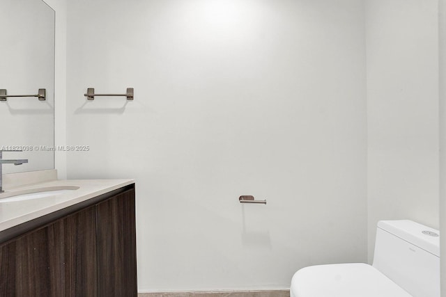 488 NE 18th St Unit 3105, Miami, FL 33132 - half bath featuring toilet and vanity
