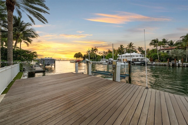 1839 W 24th St, Miami Beach, FL 33140 - dock with boat lift and a water view