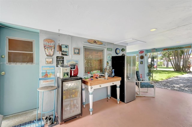 1991 NE 178th St, North Miami Beach, FL 33162 - view of patio with wine cooler