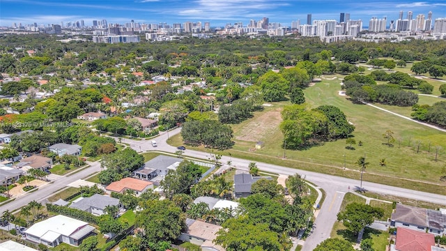 1991 NE 178th St, North Miami Beach, FL 33162 - aerial overview of property's location featuring city skyline