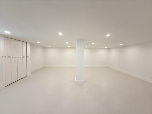 8390 SW 94th St, Miami, FL 33156 - finished below grade area with recessed lighting