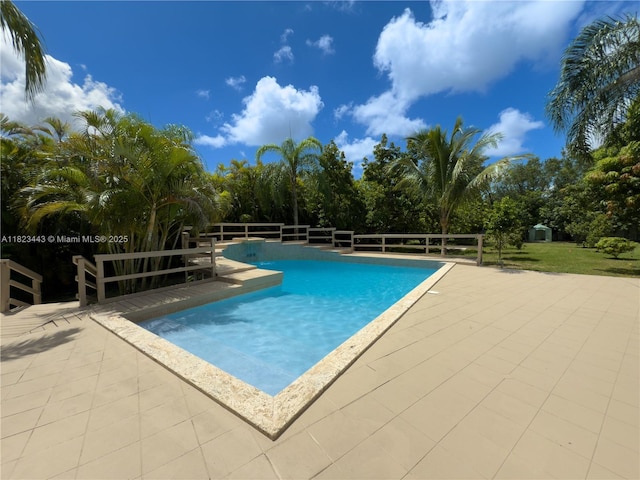 8390 SW 94th St, Miami, FL 33156 - swimming pool featuring a patio area