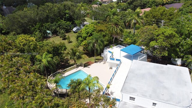 8390 SW 94th St, Miami, FL 33156 - aerial view of a pool area and a tree filled landscape