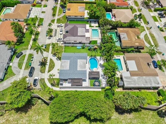 1870 NE 208th Ter, Miami, FL 33179 - aerial perspective of suburban area with a pool area