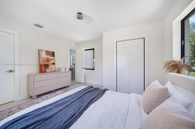 51 NE 110th St, Miami Shores, FL 33161 - bedroom with baseboards and a closet