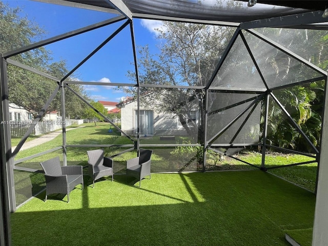 18861 SW 28th Ct, Miramar, FL 33029 - view of unfurnished sunroom