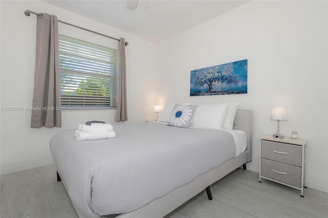 201 Columbus Pkwy, Hollywood, FL 33021 - bedroom with light wood-type flooring