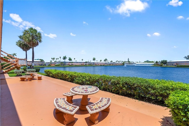 1030 SW 11th St Unit 8M, Hallandale Beach, FL 33009 - water view featuring stairs
