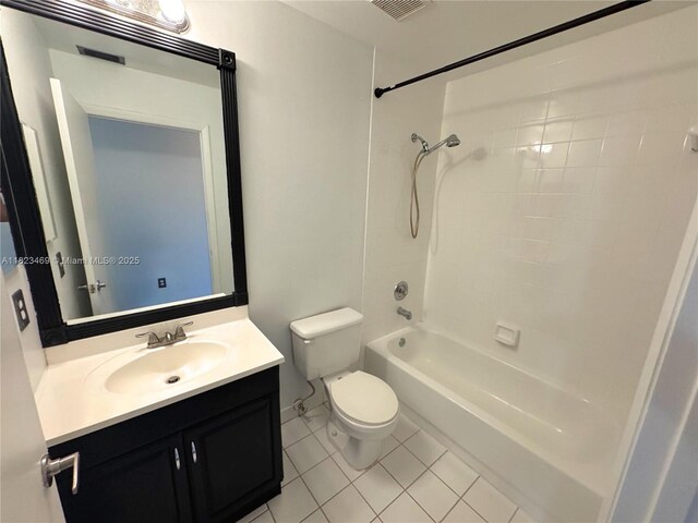 8135 Southgate Blvd, North Lauderdale, FL 33068 - bathroom with tile patterned floors, vanity, and shower / washtub combination
