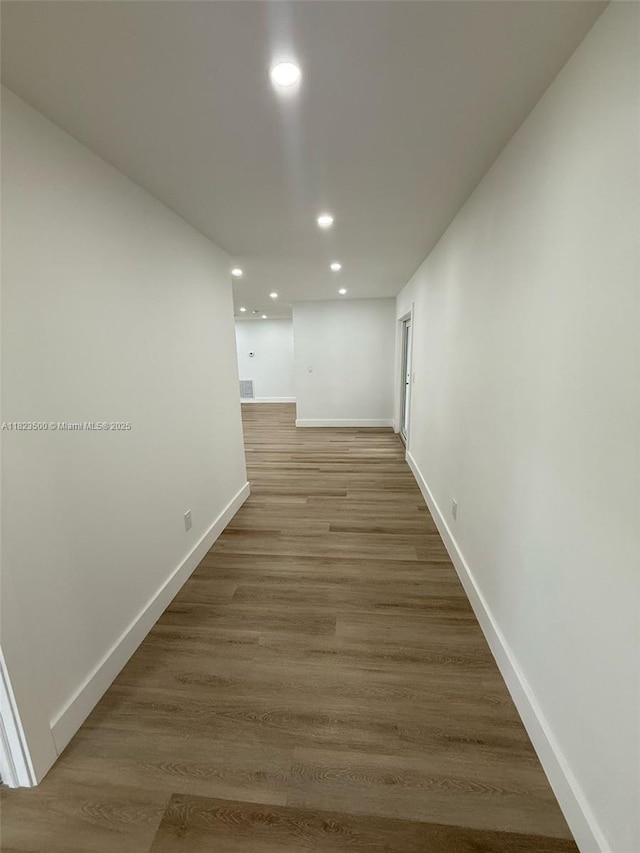 9934 SW 195th St, Cutler Bay, FL 33157 - hallway featuring recessed lighting and wood finished floors