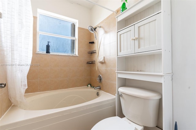 5000 SW 136th Ave, Miramar, FL 33027 - bathroom with shower / bath combination with curtain and toilet