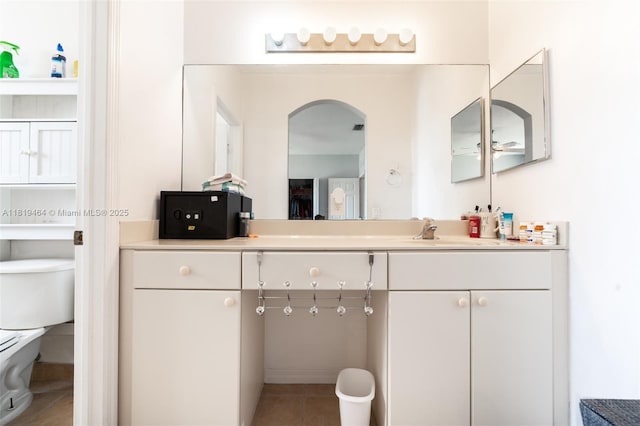5000 SW 136th Ave, Miramar, FL 33027 - bathroom with vanity and tile patterned flooring
