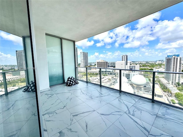 851 NE 1st Ave Unit 2204, Miami, FL 33132 - balcony featuring a view of city