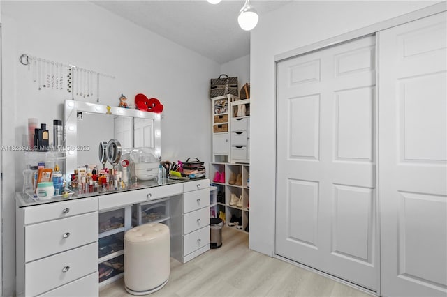 6474 Palm Ave, Hialeah, FL 33012 - office with light wood-style floors and a textured ceiling