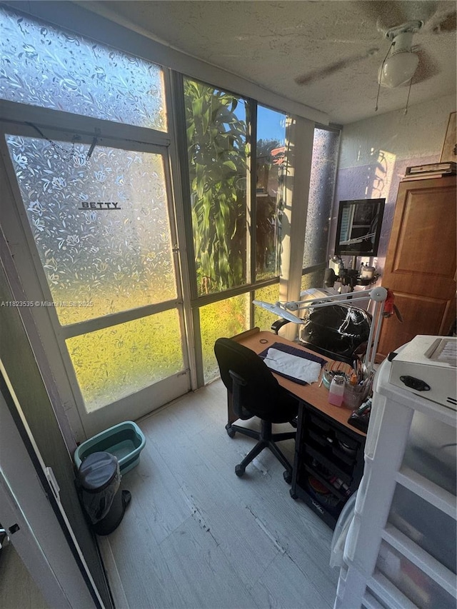 6515 W 27th Ct Unit 49-13, Hialeah, FL 33016 - office area featuring wood finished floors