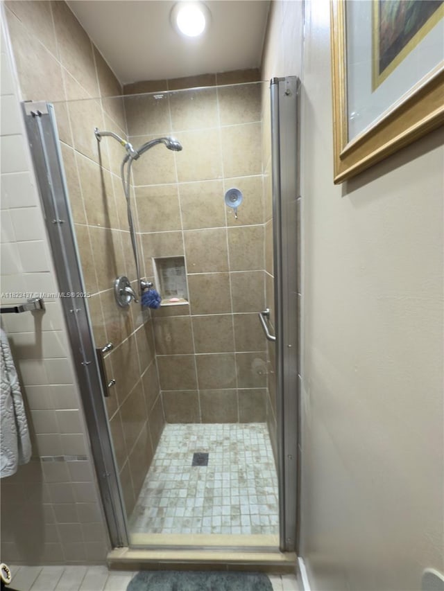 1651 SW 120th Ave, Pembroke Pines, FL 33025 - bathroom with a stall shower and tile patterned flooring