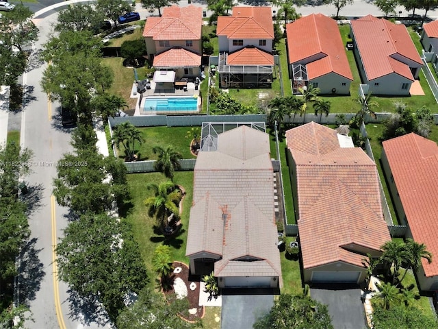 490 Talavera Rd, Weston, FL 33326 - aerial view of residential area featuring a pool