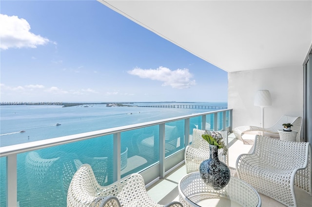 1331 Brickell Bay Dr Unit 2305, Miami, FL 33131 - balcony featuring a water view
