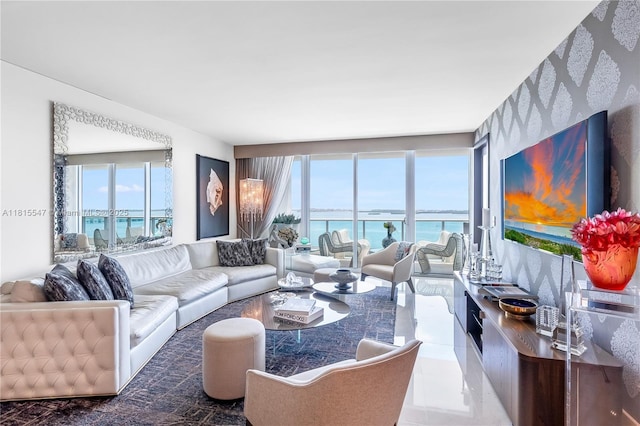 1331 Brickell Bay Dr Unit 2305, Miami, FL 33131 - living area featuring healthy amount of natural light