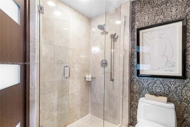 1331 Brickell Bay Dr Unit 2305, Miami, FL 33131 - bathroom featuring toilet and a stall shower
