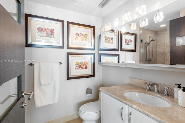 1331 Brickell Bay Dr Unit 2305, Miami, FL 33131 - full bathroom with tiled shower and vanity
