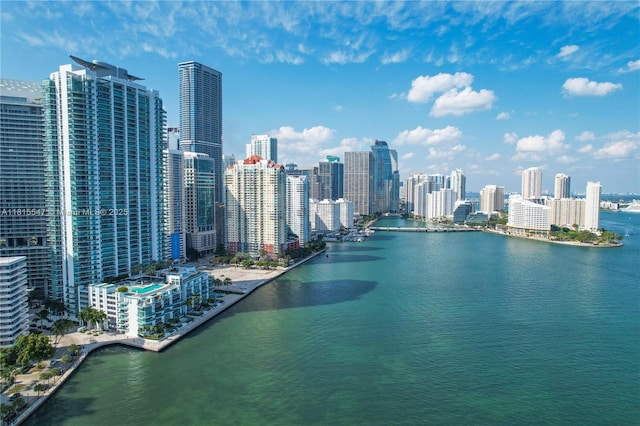1331 Brickell Bay Dr Unit 2305, Miami, FL 33131 - water view with city skyline