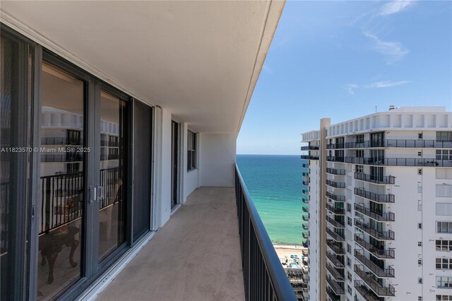 2101 S Ocean Dr Unit 2707, Hollywood, FL 33019 - balcony with a water view